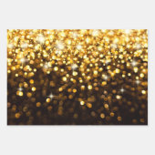 Metallische Glitzer-Sammlung Geschenkpapier Set (Vorderseite)