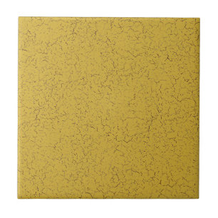 Metallische Gold Crackle Glaze Solid Color Tile Fliese