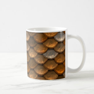 Metallische Gold Silberkupferkaffee Tasse