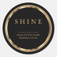 Metallische Gold- und Black-Labels 2