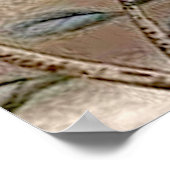 Metallische Golden Garden Chinoiserie mit Song Bir Poster (Ecke)