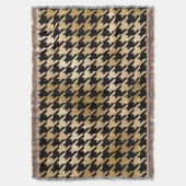 Metallische goldene Hunde Zahn, Modemuster. Decke (Vorderseite Vertikal)