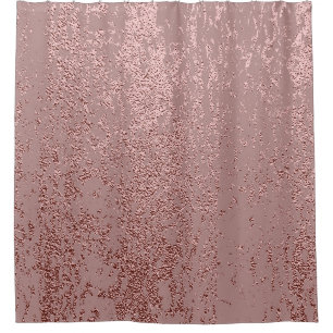 Metallische goldene Textur, Quarz aus Rose. Duschvorhang