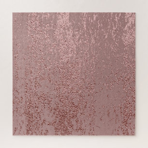 Metallische goldene Textur, Quarz aus Rose. Puzzle