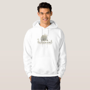 Metallische goldene Wikinger-Schiff Kapuzenpullove Hoodie