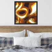 Metallische Goldfarb-Simulation Leinwanddruck (Insitu (Schlafzimmer))