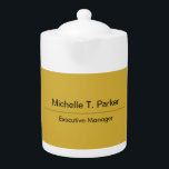 Metallische Goldfarbe elegant schlicht minimalisti<br><div class="desc">Diese Vorlage kann an alle beruflichen Beruf angepasst werden.</div>