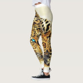 Metallische Goldleopard Leggings & Yoga Pants (Links)