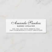 Metallische Goldschmiedekunst - Hintergrund geknac Mini Visitenkarte (Rückseite)