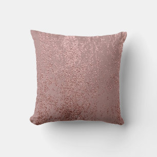 Metallische Goldtextur, Rosenquarz. Kissen