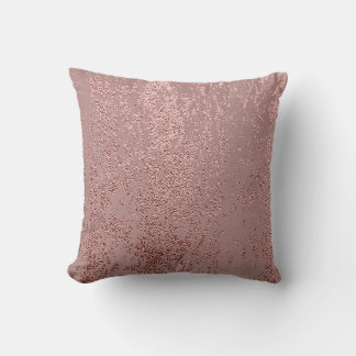 Metallische Goldtextur, Rosenquarz. Kissen