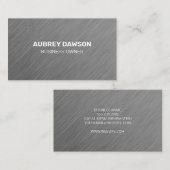 Metallische graue Textur Visitenkarte (Vorne/Hinten)