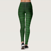 Metallische grüne Leggings (Rückseite)