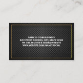 Metallische Hardware-Tools | grungy Scratched Visitenkarte (Rückseite)