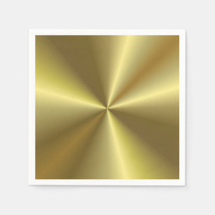 Metallische Imitat Gold Look Elegante Blank Vorlag Serviette