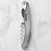 Metallische Imitate mit silberfarbenem Hintergrund Kellnermesser (Vorderseite)