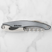 Metallische Imitate mit silberfarbenem Hintergrund Kellnermesser (Vorderseite)