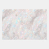 Metallische Iridescent Opal Gemstone Kristall Eleg Geschenkpapier Set (Vorderseite 3)