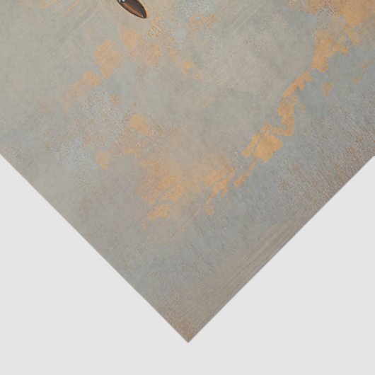 Metallische Käfer Smaragdgrün und Gold-Decoupage Seidenpapier (Ausschnitt)