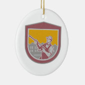 Metallische Keramik Ornament (Rechts)