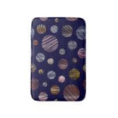 Metallische Kreise Badematte (Vorderseite Vertikal)