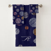 Metallische Kreise Badhandtuch Set (Insitu)