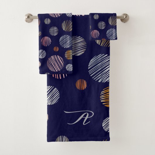 Metallische Kreise Badhandtuch Set (Insitu)