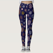 Metallische Kreise Leggings (Vorderseite)