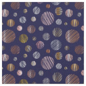 Metallische Kreise Stoff (Nahaufnahme)