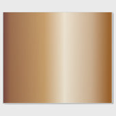 Metallische kupferne Bell Geschenkpapier (Flach)