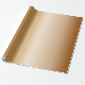 Metallische kupferne Bell Geschenkpapier (Ungerollt)