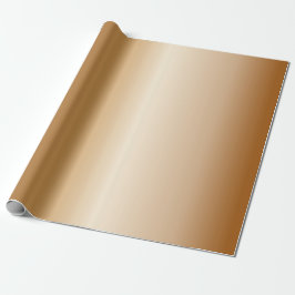 Metallische kupferne Bell Geschenkpapier