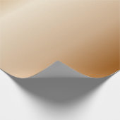 Metallische kupferne Bell Geschenkpapier (Ecke)