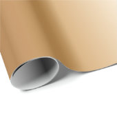 Metallische kupferne Bell Geschenkpapier (Rolleneckpunkt)