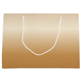 Metallische kupferne Bell Große Geschenktüte