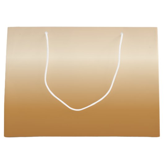 Metallische kupferne Bell Große Geschenktüte (Vorderseite)