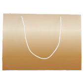 Metallische kupferne Bell Große Geschenktüte (Rückseite)