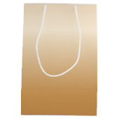 Metallische kupferne Bell Mittlere Geschenktüte (Rückseite)