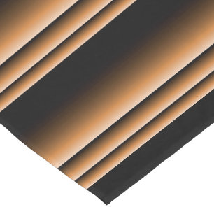 Metallische kupferne Bronzestreifen Browns Ombre Kurzer Tischläufer