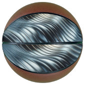 Metallische Lichtwellen Basketball (Vorderseite)