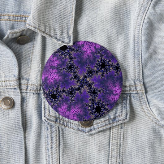 Metallische Lila Speckle Button (Beispiel)