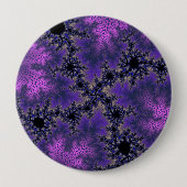 Metallische Lila Speckle Button (Vorderseite)