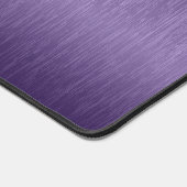 Metallische lila Textur Tiefe Lila Spitze Schreibtischunterlage (Ecke)