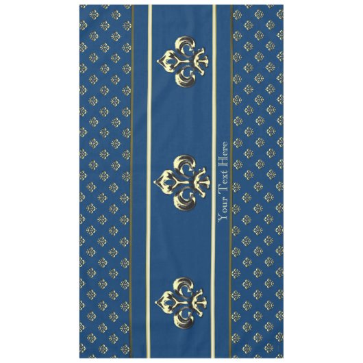 Metallische Lilie (Gold) Tischdecke (Vorderseite)