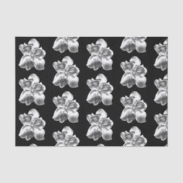 Metallische Magnolien auf Gewebepapier Seidenpapier