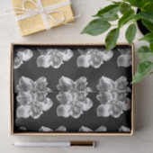 Metallische Magnolien auf Gewebepapier Seidenpapier (Geschenk)