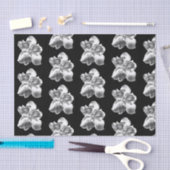 Metallische Magnolien auf Gewebepapier Seidenpapier (Handwerk)