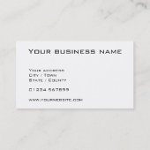 Metallische Magnolien in Blau und Rot Visitenkarte (Rückseite)