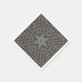 Metallische Metal Mesh Napkins Serviette (Ecke)