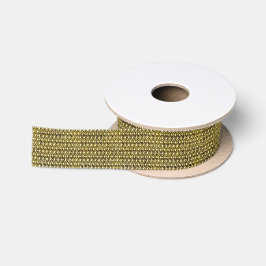 Metallische Metallkettenbrille Satinband